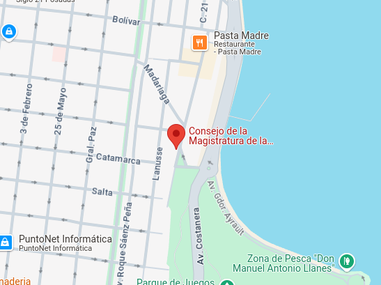 Mapa Consejo de la Magistratura